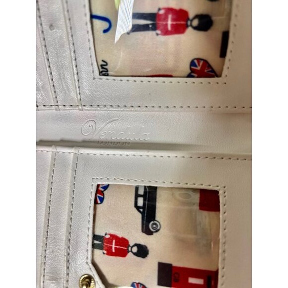 Vendula London The Biscuit Shop Zippered Wallet Cat Tea Coffee Vegan Leather - Picture 6 of 9